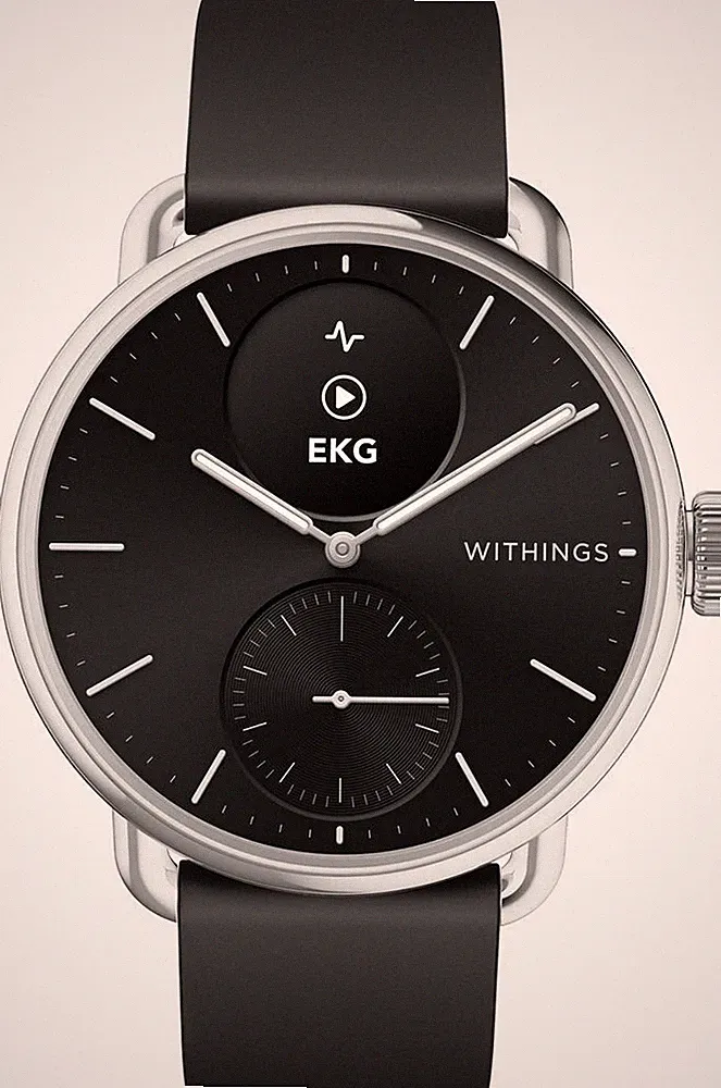 Withings ScanWatch 2 Smartwatch EKG Temp SpO2 30T Akku Saphirglas Hybrid schwarz