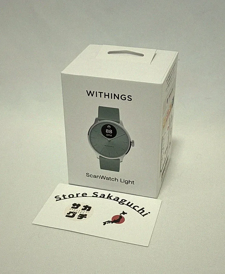 Withings ScanWatch Hellgrün Smartwatch Fitness Herzfrequenz Schlaf Tracker
