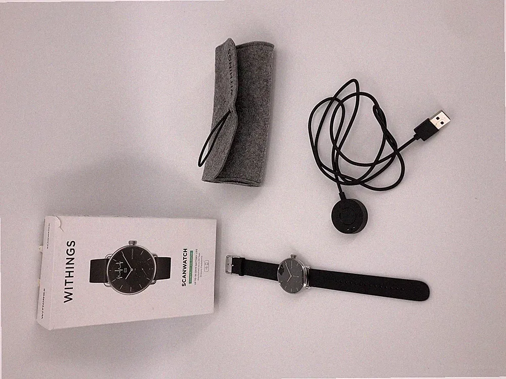 Withings ScanWatch Hybrid Smartwatch EKG Herzfrequenzsensor siehe Hinweis