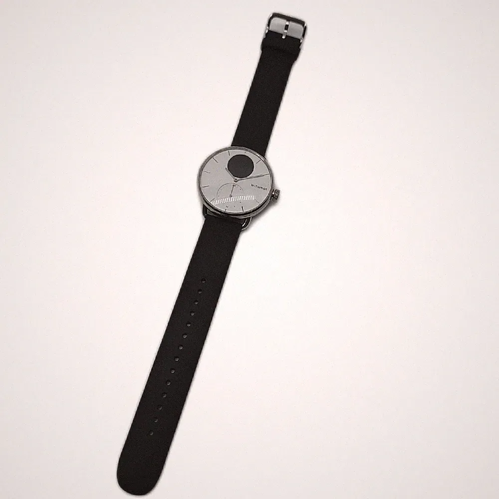 Withings Scanwatch Hybrid-Smartwatch mit EKG Herzfrequenz SPO2 und Sc - Defekt