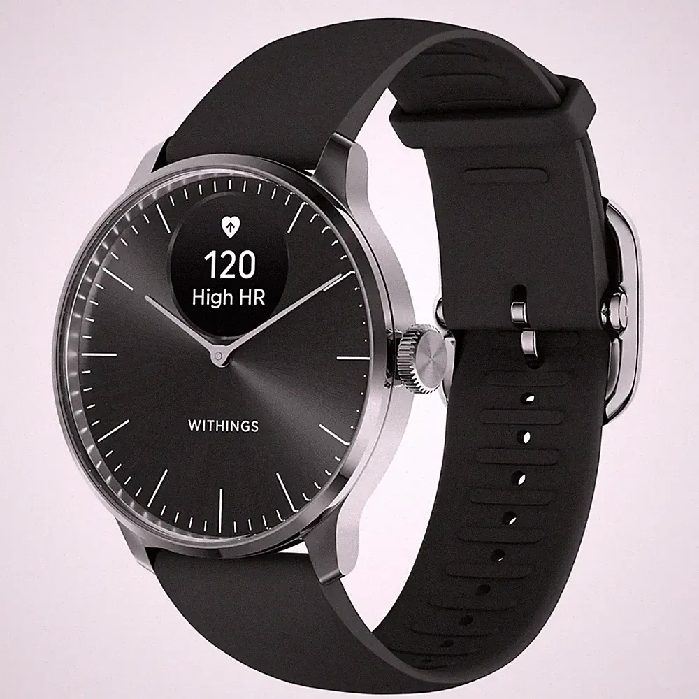 WITHINGS ScanWatch light 37 mm Schwarz
