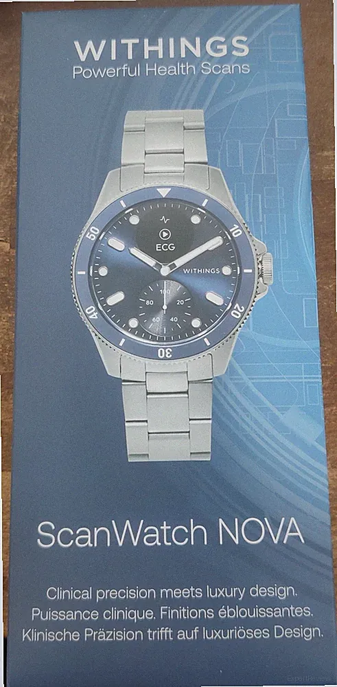 Withings ScanWatch Nova Blau 42mm – NEU & OVP – ungeöffnet – Hybrid Smartwatch