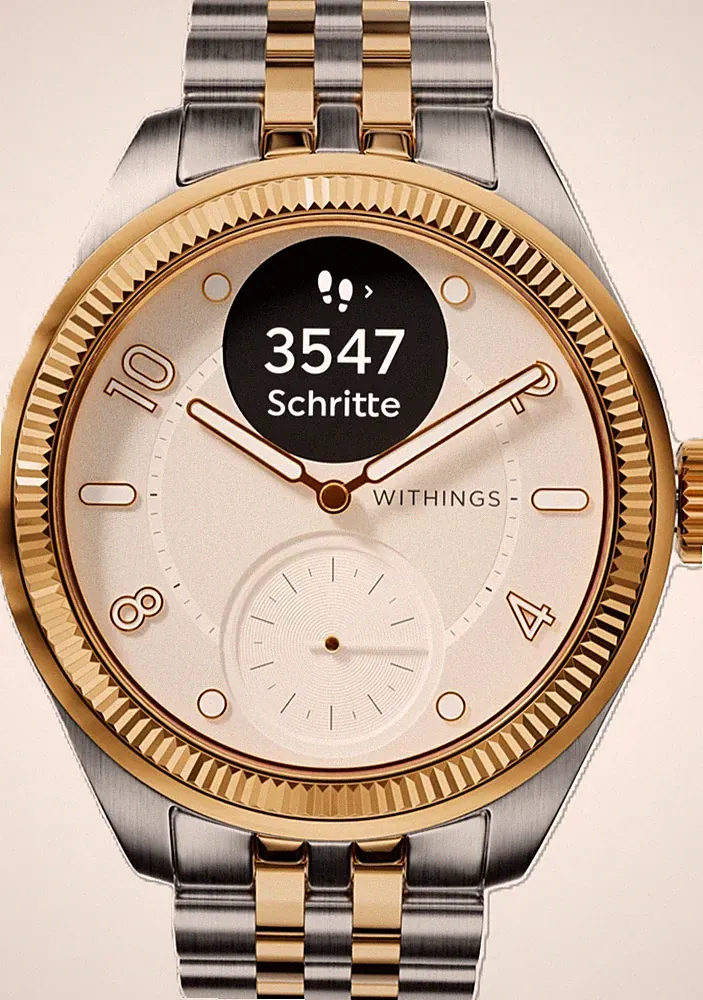WITHINGS - Scanwatch Nova Brilliant 39mm - bicolor - Smartwatches, Damenuhren