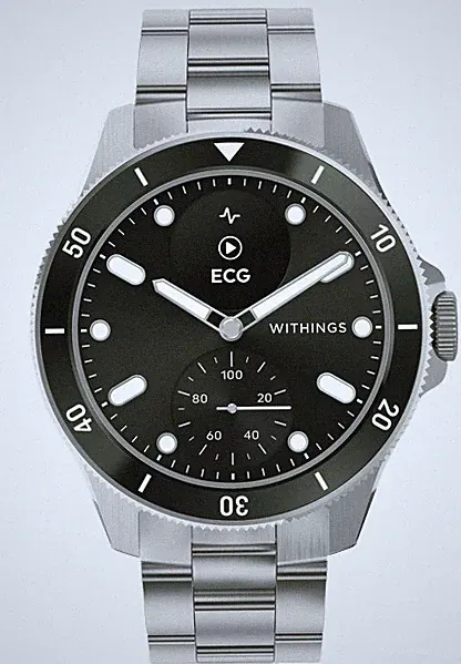 WITHINGS - ScanWatch Nova - Green - HWA10-model 8-All-Int - Smartwatch