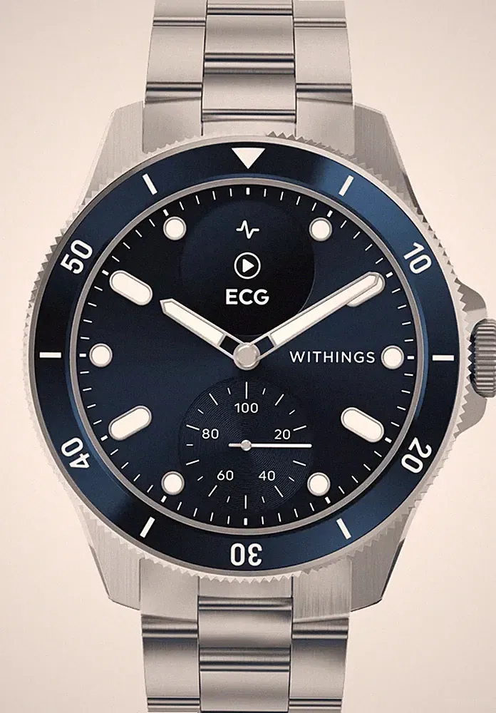 WITHINGS Scanwatch Nova - HWA10-MODEL7 - Smartwatch - Hybriduhr - Herren