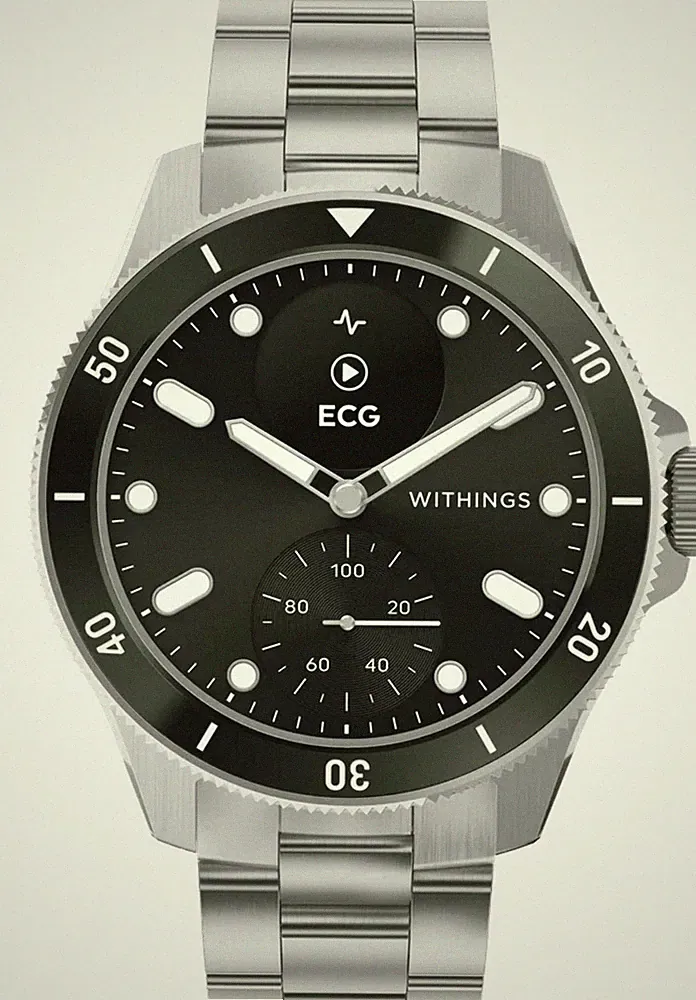 WITHINGS Scanwatch Nova - HWA10-MODEL8 - Smartwatch - Hybriduhr - Herren
