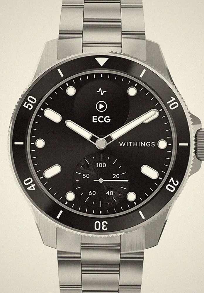 WITHINGS Scanwatch Nova - HWA10-MODEL9 - Smartwatch - Hybriduhr - Herren