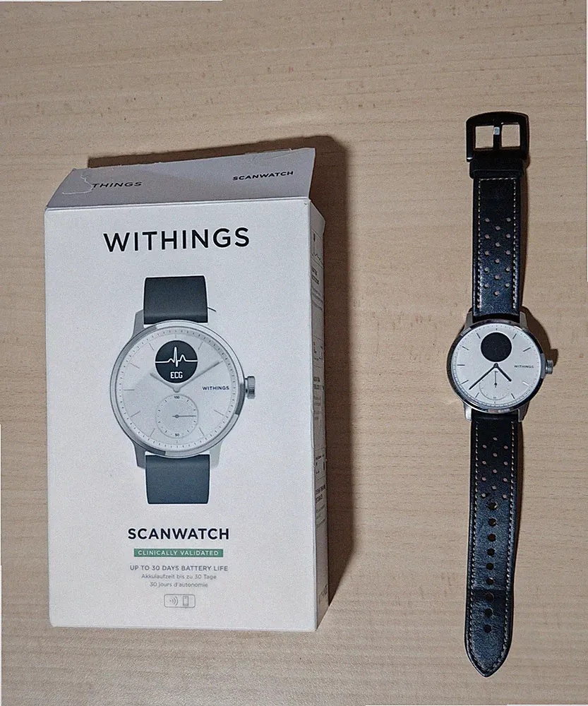 Withings ScanWatch Smartwatch Edelstahl