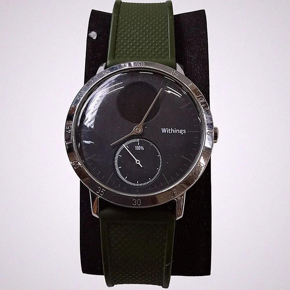 Withings Steel HR Hybrid Smartwatch Fitness Tracker Grün