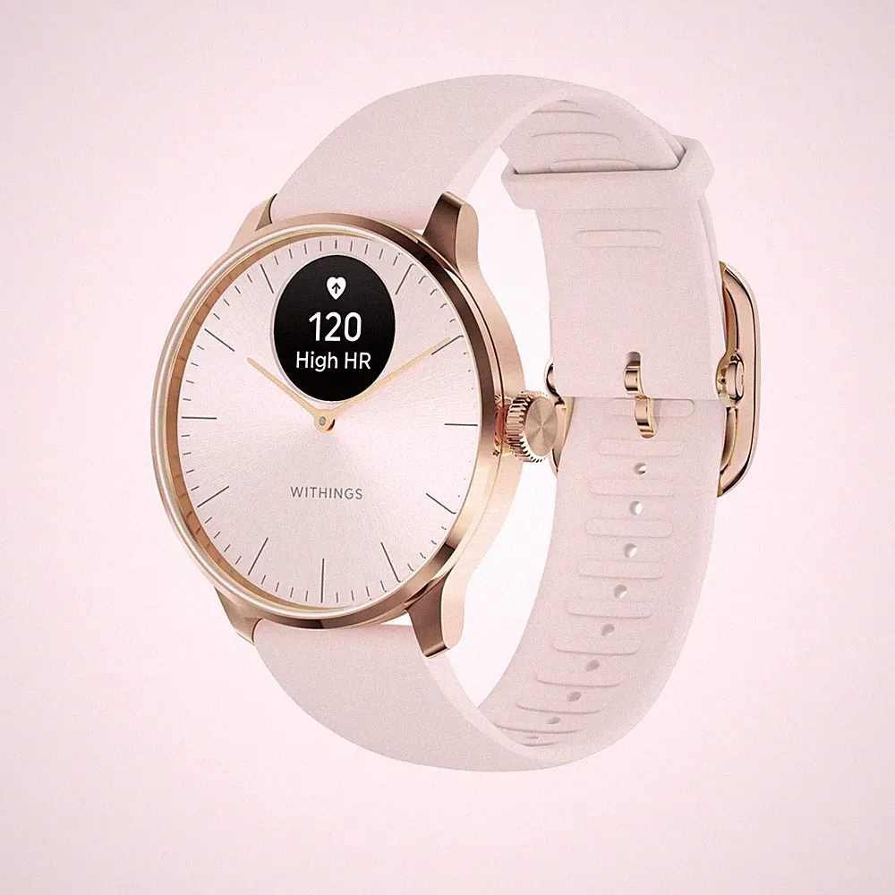 Withings Withings ScanWatch Light rosegold sand Hybrid Smartwatch