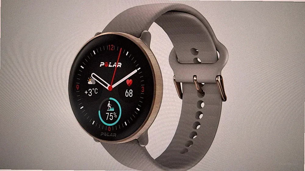 WW-0332 Polar Ignite 3 Fitness Wellness-Smartwatch 1,28" Greige/Gold B-WARE