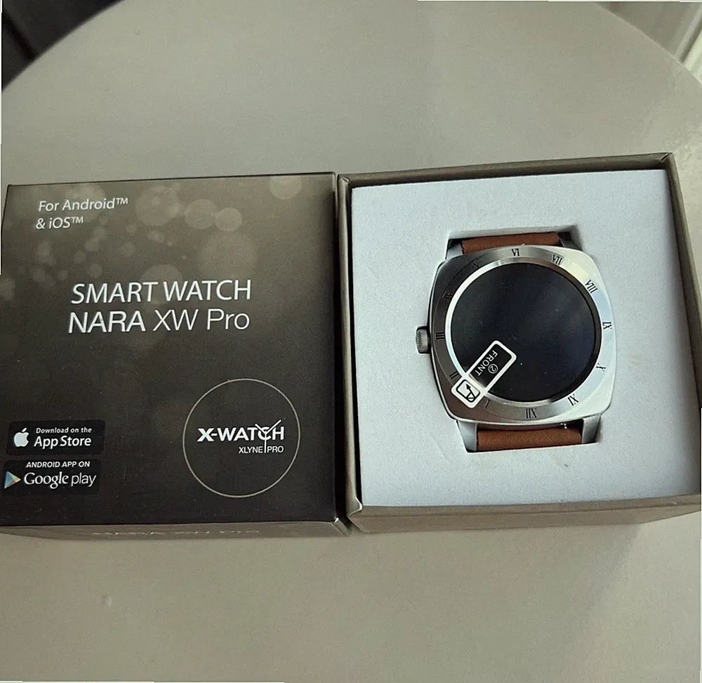 X-Watch NARA XW PRO – XLYNE Smartwatch classic premium elegant Smartwatch Herren