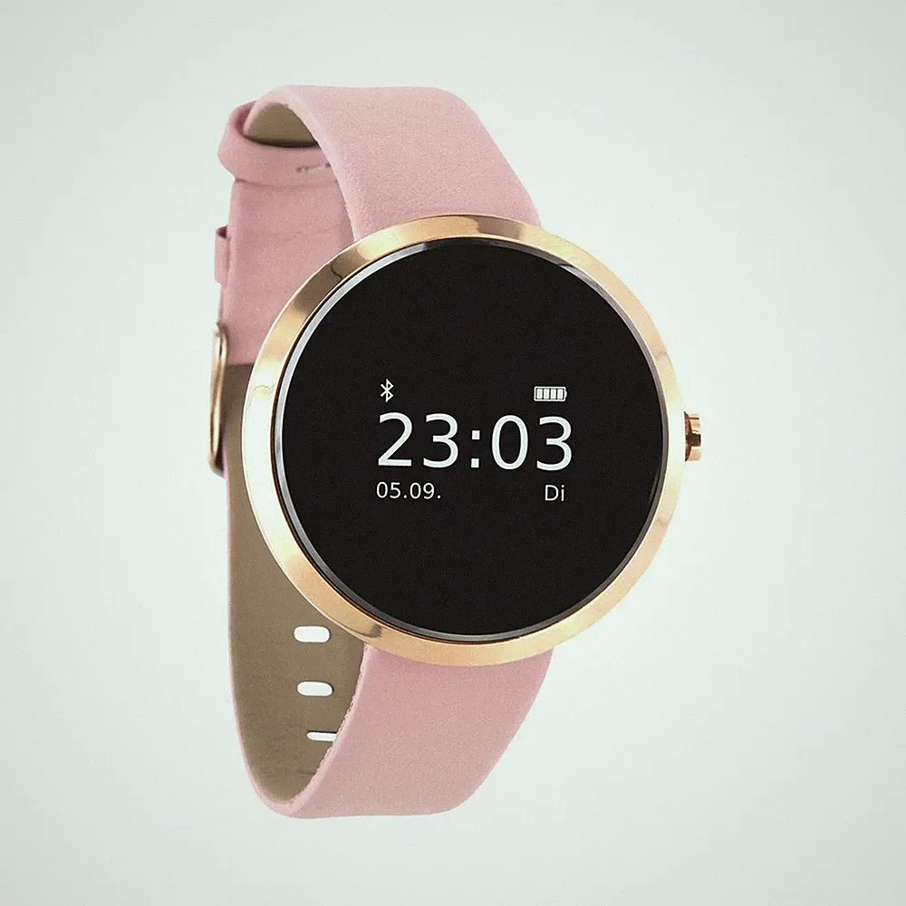 X-WATCH SIONA XW FIT LIGHT ROSE Smartwatch Fitness Tracker Damen Uhr Android iOS