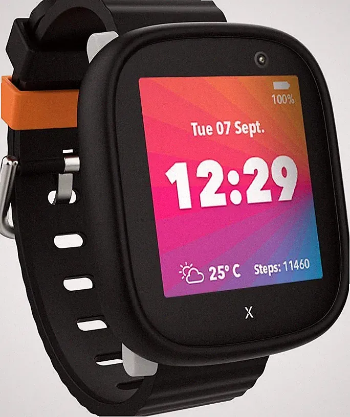 X6Play X6 Play Kinder-Smartwatch mit SIM slot, Case-Kit schwarz, grün, rosa