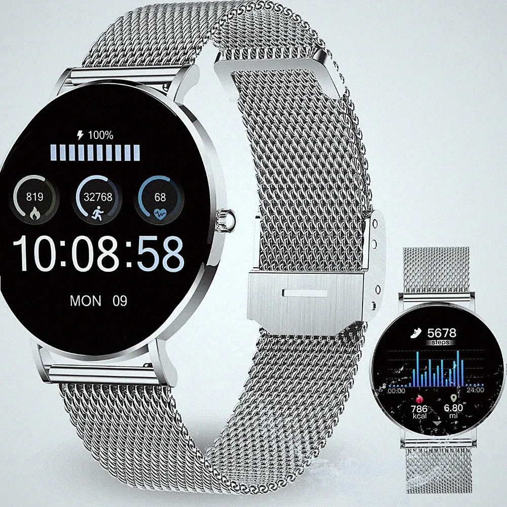 XCOAST SIONA 2 Damen Smartwatch (4,2 cm iOS und Android) Fitness Tracker