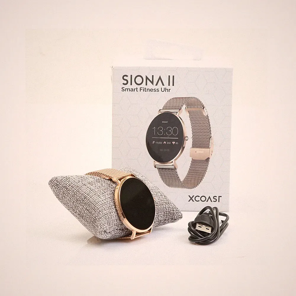 XCOAST SIONA 2 - DIAMANT GOLD Smartwatch + Defekt (277801)