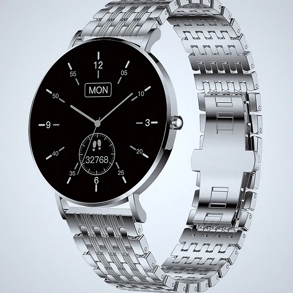 silber smartwatch damen armbanduhr