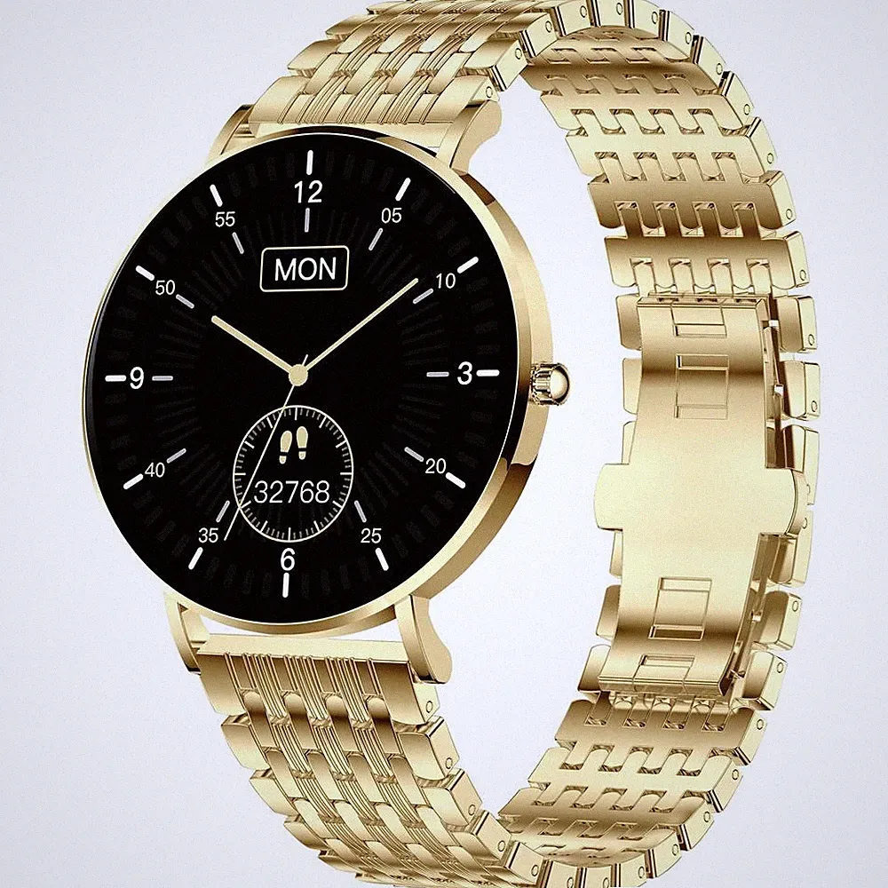 XCOAST SIONA 2 Smartwatch Uhr Fitnessuhr Gold Damen Fitness - Sehr Gut