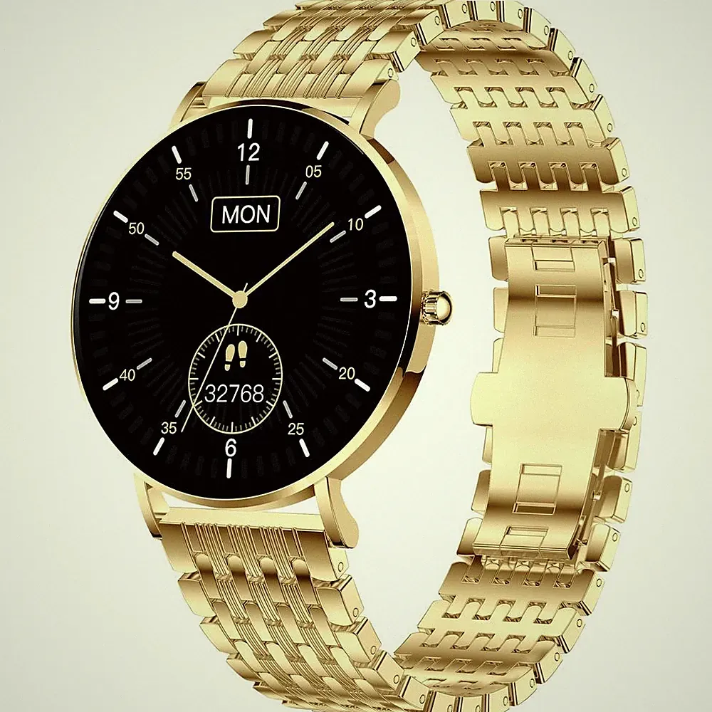 XCOAST SIONA 2 Smartwatch Uhr Fitnessuhr Gold Damen Fitness Tracker147