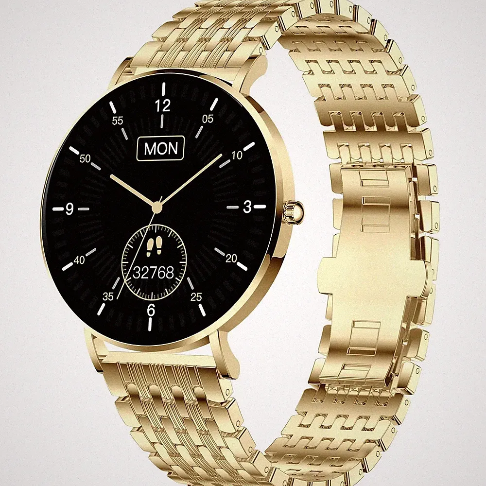 XCOAST SIONA 2 Smartwatch Uhr Fitnessuhr Gold Damen Fitness Tracker773