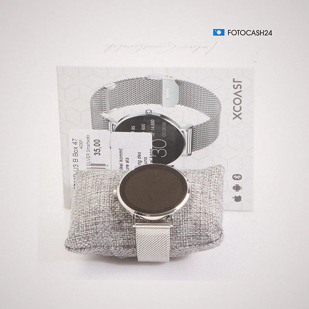 XCOAST SIONA 2 - TOPAS SILVER Smartwatch + Defekt (286721)