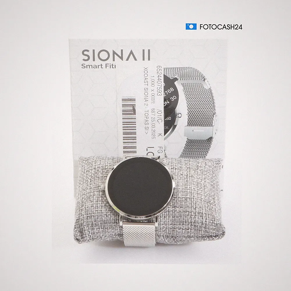 XCOAST SIONA 2 - TOPAS SILVER Smartwatch + Defekt (286754)