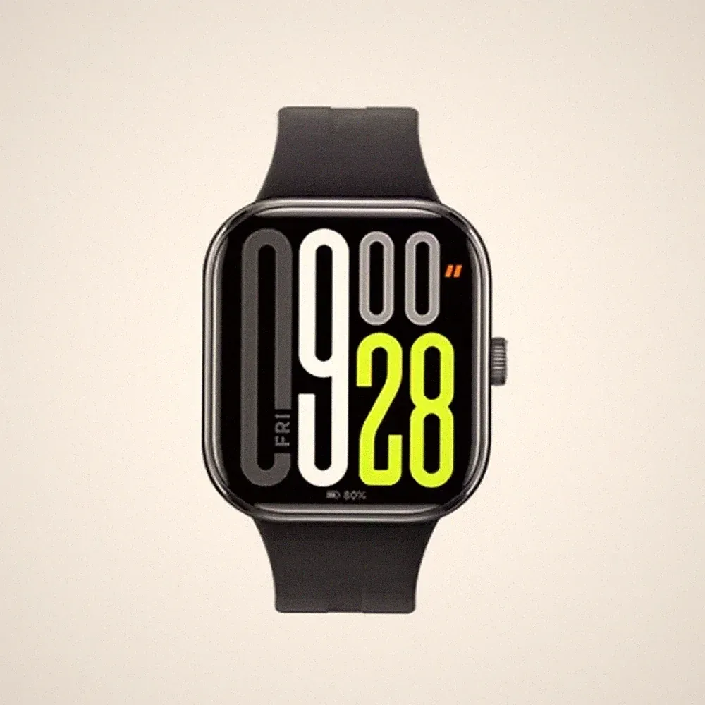 Rechteckig Fitness-Smartwatch