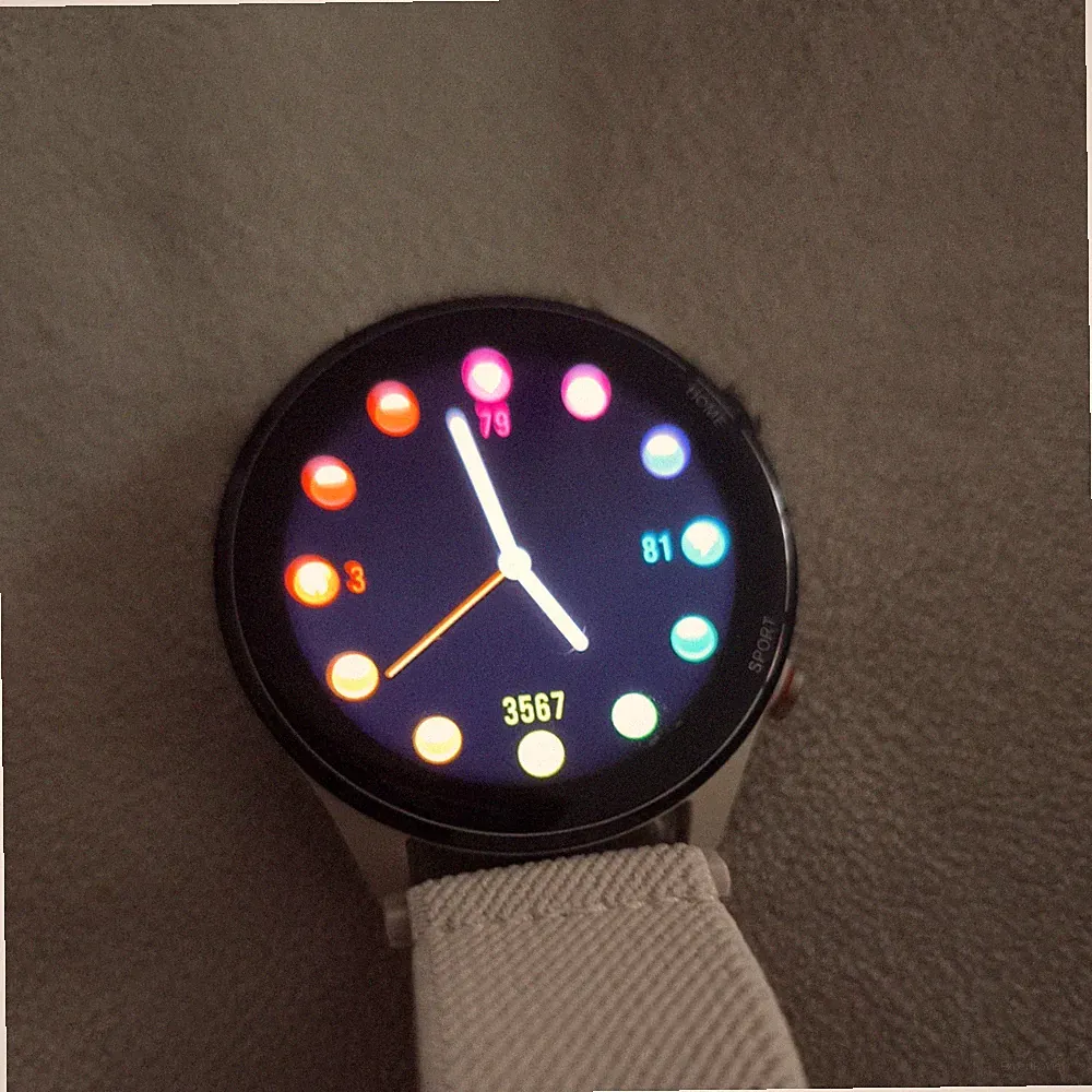 Xiaomi Mi Watch color Smartwatch 46 mm rundes Display, Metallarmband, Android