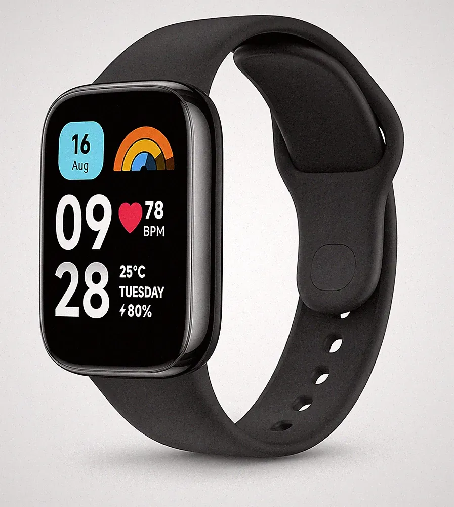 Xiaomi Redmi Watch 3 Active schwarz, LCD-Display, Bluetooth, Smartwatch