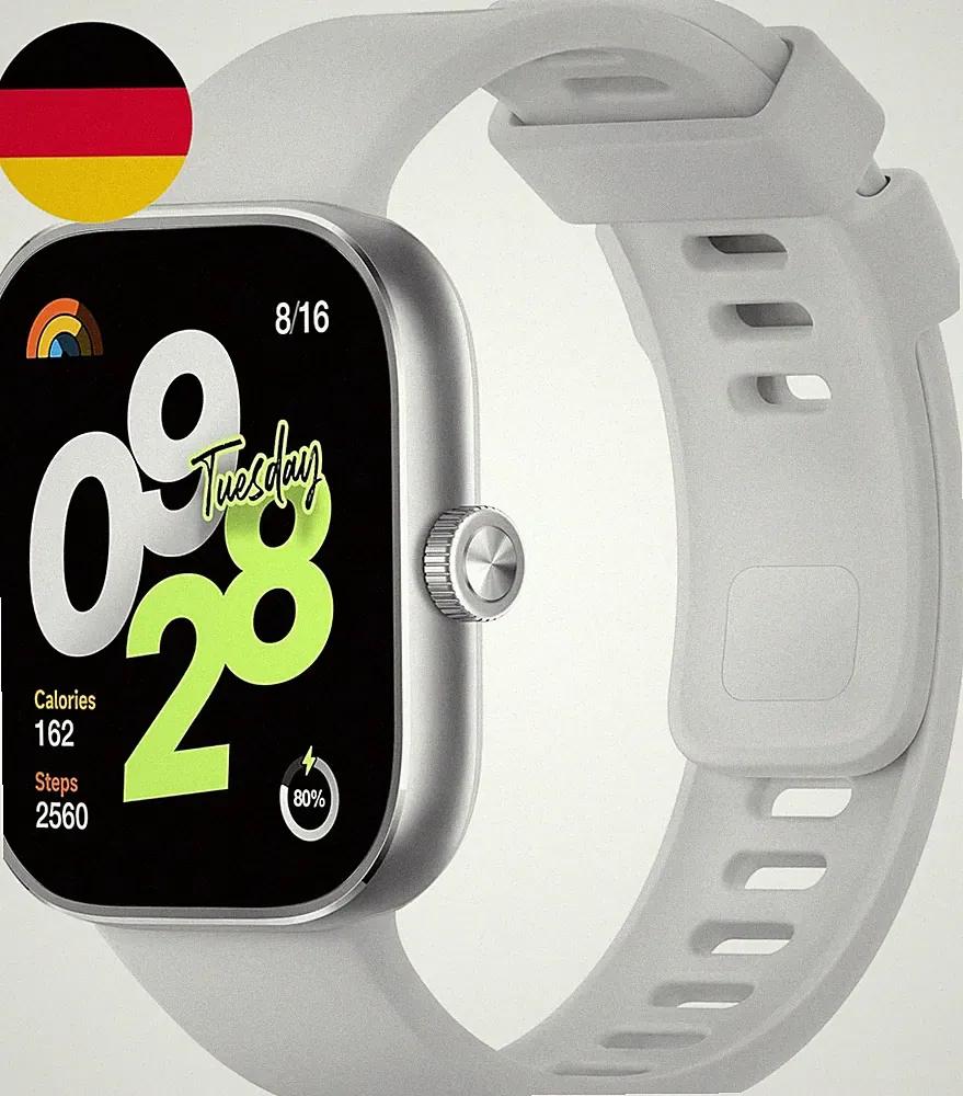 XIAOMI Redmi Watch 4 Smartwatch Mit 1.97" Amoled-Display Mit 390 X 450 Pixel Und