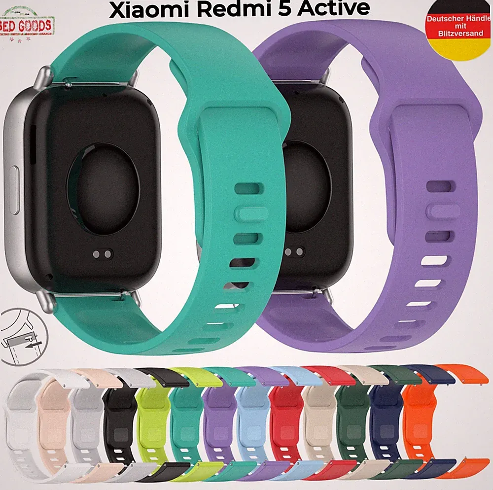 Xiaomi Redmi Watch 5 Active 22 mm Uhrenarmband Silikon Mi Band Sport Smart Uhr