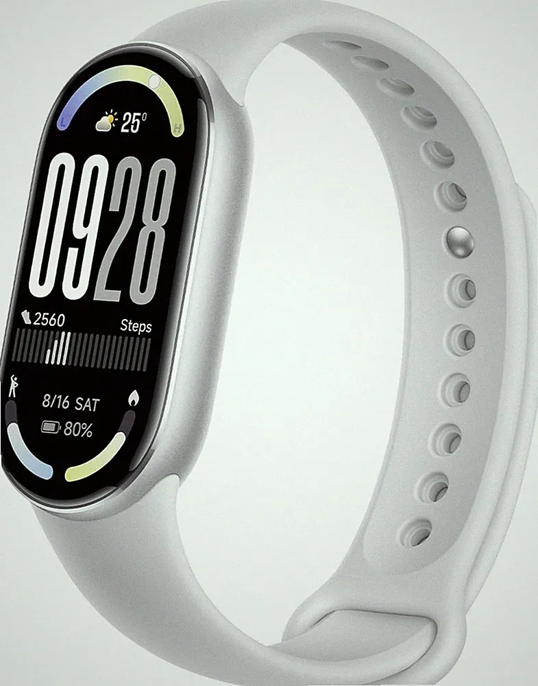 Xiaomi Smart Band 10 Smartwatch | 1,72" AMOLED Display, Wasserdicht | Silber