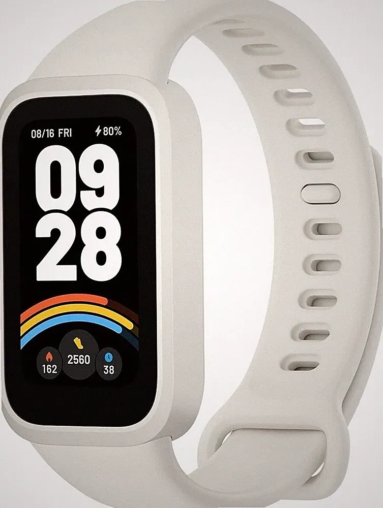 Xiaomi Smart Band 9 Active Smartwatch Beige/Weiß 1,47 Zoll Neuwertig! ✅