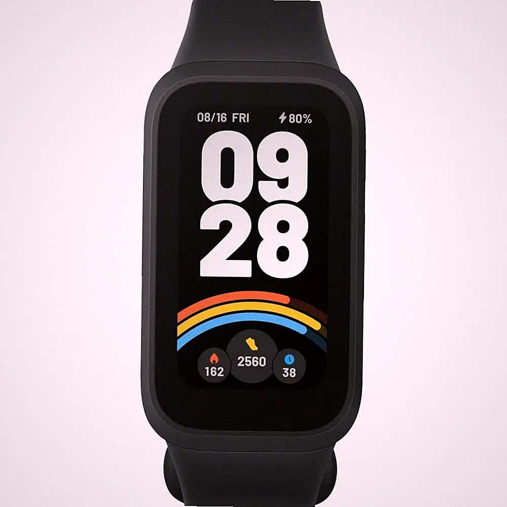 Xiaomi Smart Band 9 Active Smartwatch Black Thermoplastisches Polyurethan