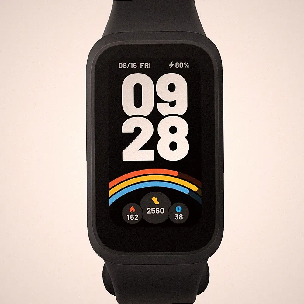 Xiaomi Smart Band 9 Active Smartwatch Black Thermoplastisches Polyurethan NEU