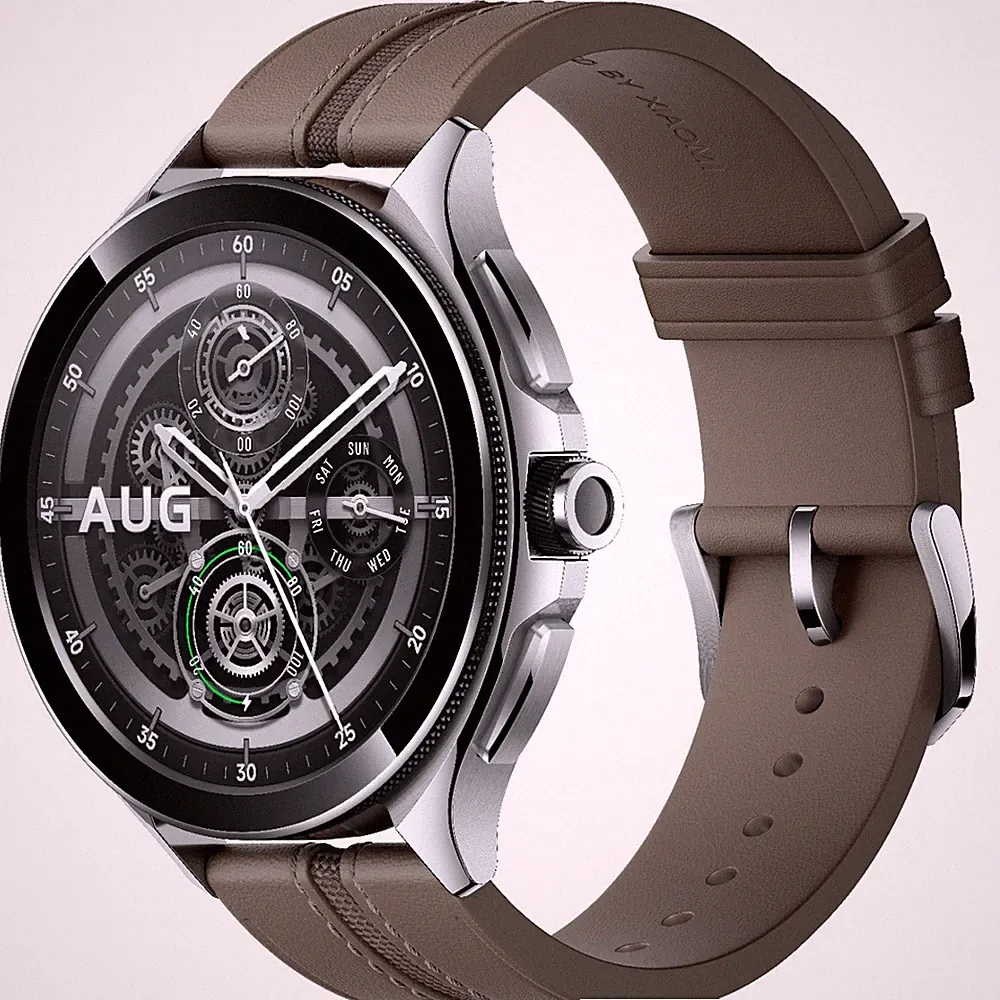 Xiaomi Watch 2 Pro LTE silber 46mm Edelstahl Smartwatch Fitness Tracker WLAN
