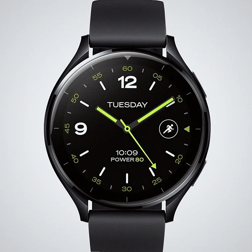 Xiaomi Watch 2 Smartwatch Black (20 mm) Thermoplastisches Polyurethan