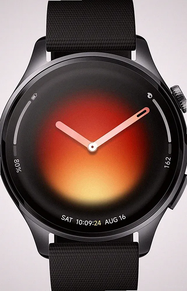 XIAOMI Watch 5 Smartwatch 1,54 Zoll AMOLED Wear OS EKG GPS 32GB Schwarz B-WARE