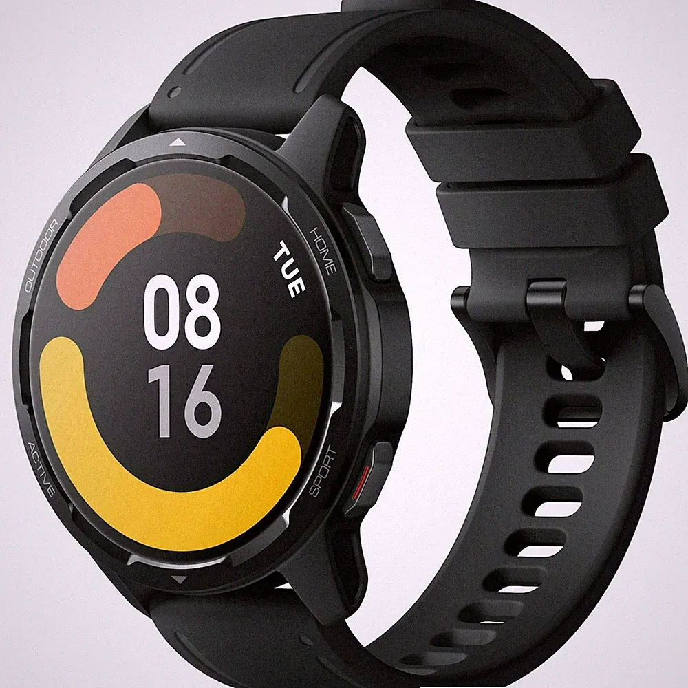 Xiaomi Watch S1 Active Smartwatch 40 mm wasserdicht Bluetooth WLAN GPS Schwarz