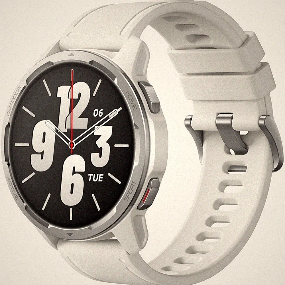 Xiaomi Watch S1 Active Smartwatch Fitnesstracker wasserdicht WLAN Bluetooth weiß