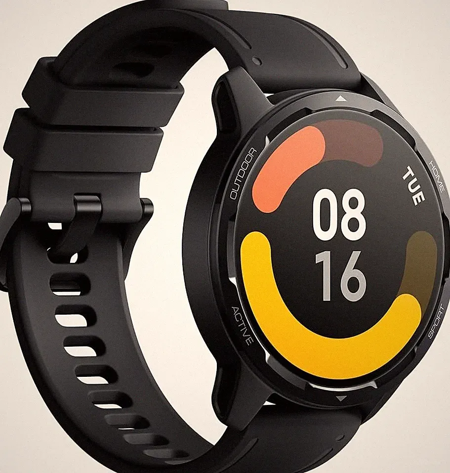 Xiaomi Watch S1 Smartwatch Edelstahl Bluetooth GPS Schwarz 1,43"AMOLED schwarz
