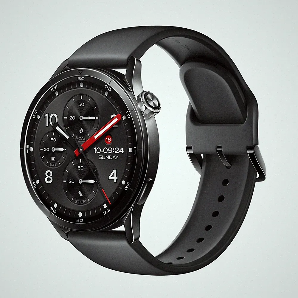 XIAOMI Watch S5 46 Smartwatch Fluorkautschuk, 140-210 mm, Black