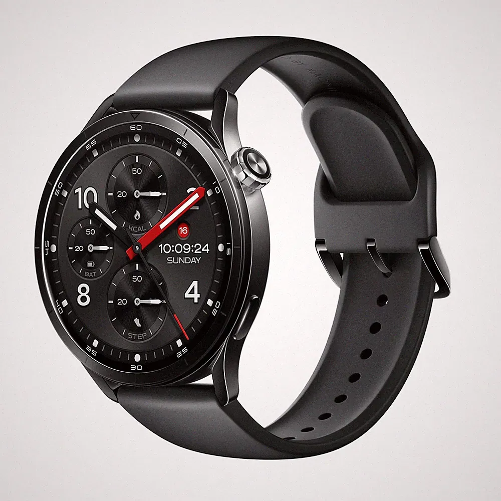 XIAOMI Watch S5 46 Smartwatch Fluorkautschuk, 140-210 mm, Black