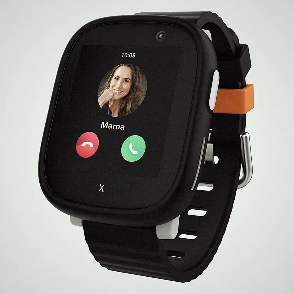 XPL X6 PLAY eSIM schwarz 42,4 mm Silikon Armband Kinder Smartwatch GPS eSIM