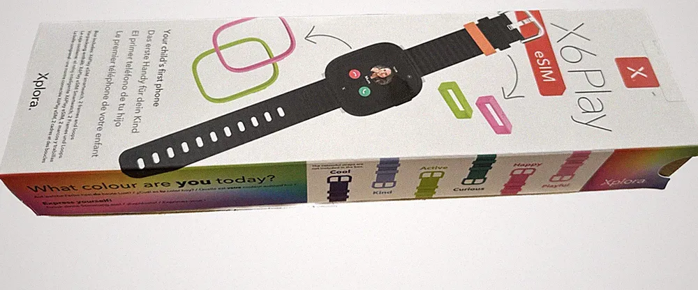 Xplora Kidswatch X6 Play eSIM grau Smartwatch Kinderuhr mit E-SIM