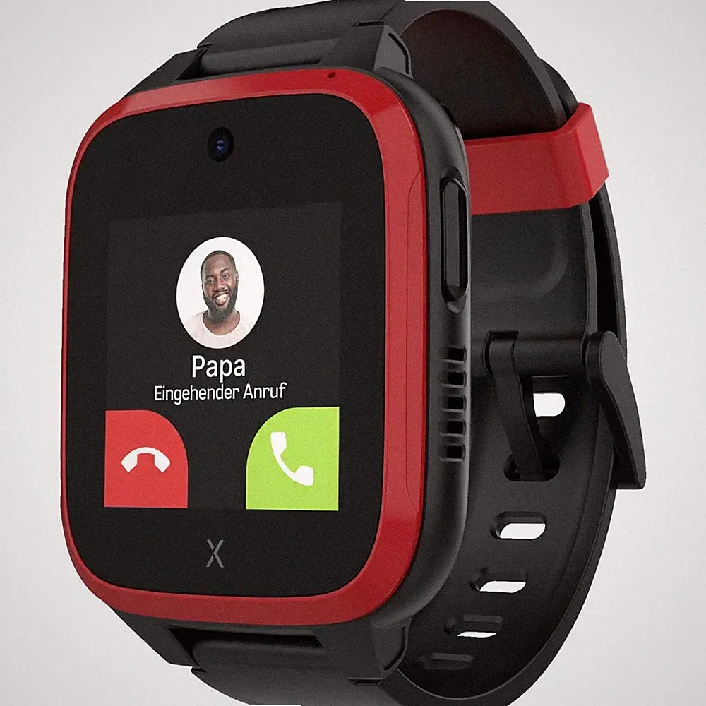 XPLORA Let's Go Kinder Smartwatch Schwarz (24.26 cm) Silikon
