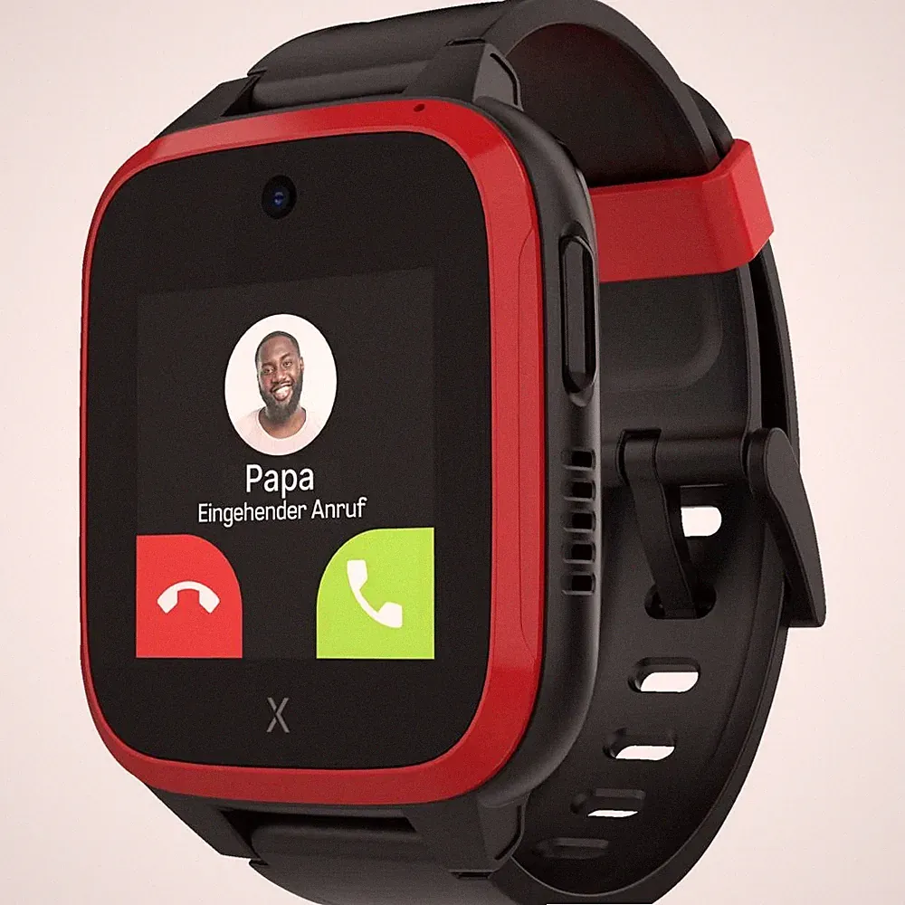 XPLORA Let's Go Kinder Smartwatch Schwarz (24.26 cm) Silikon