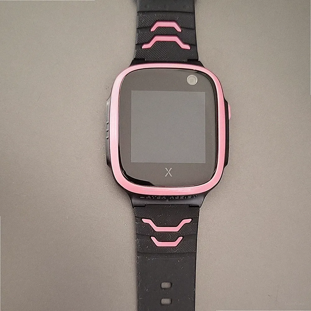 Xplora X5 Play Kinder-Smartwatch 35 mm, SIM, Kamera, schwarz/pink, Silikon