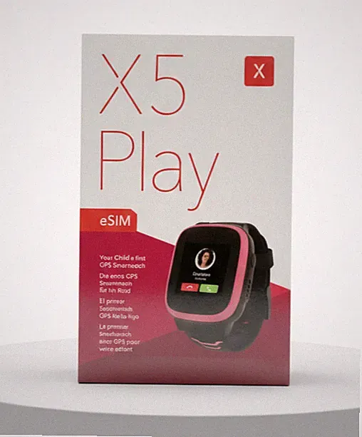 Pink Kinder-Smartwatch