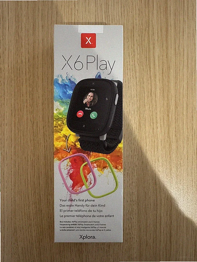 XPLORA X6 Play 2. Gen Schwarz Kinder-Smartwatch Nano-SIM GPS NEU&OVP
